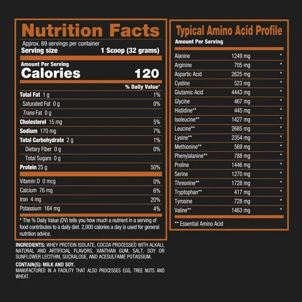 BPI SPORTS ISO HD | Proteína Whey Aislada (5LB)
