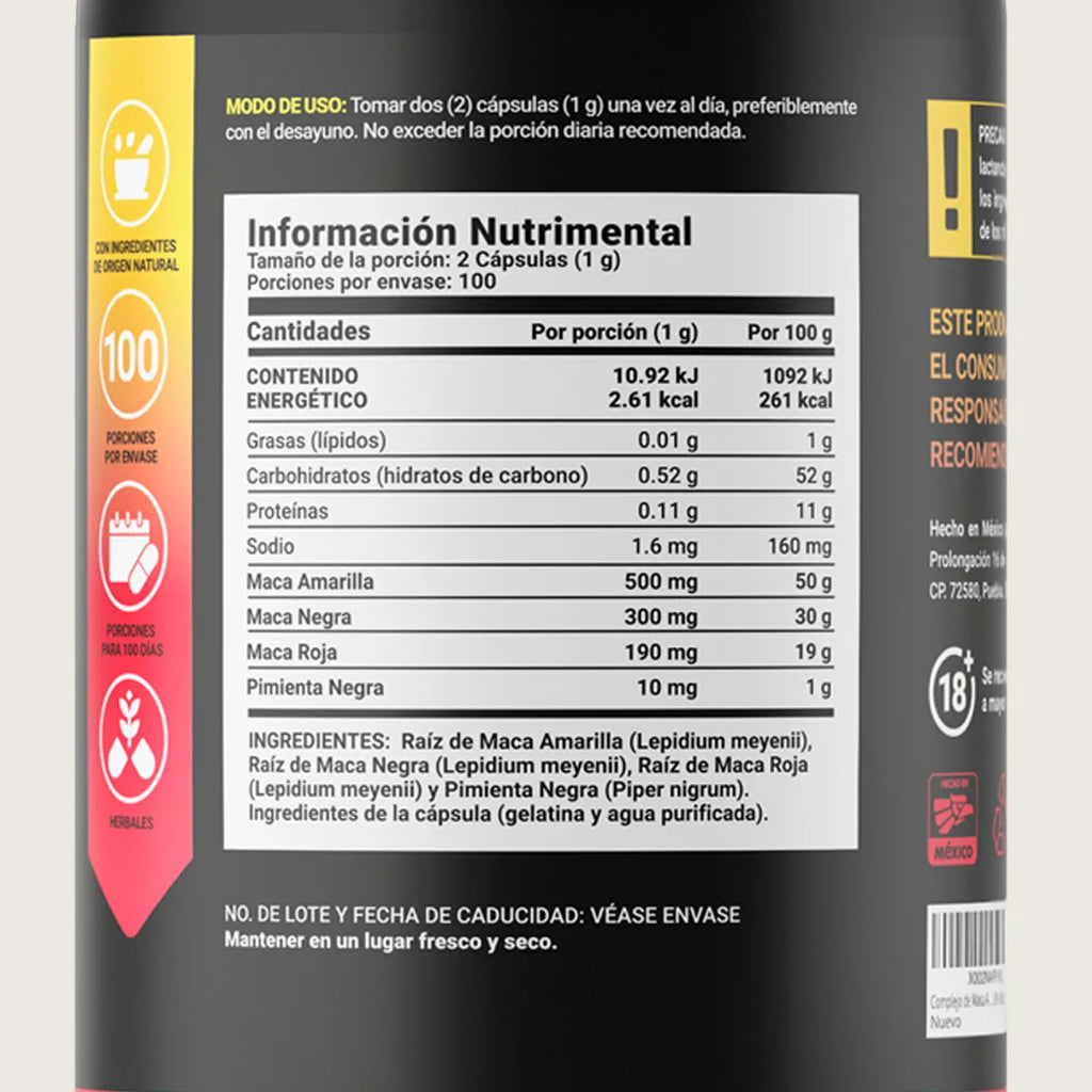 B-LIFE MACA BLEND | Mezcla de maca premium (100 caps)