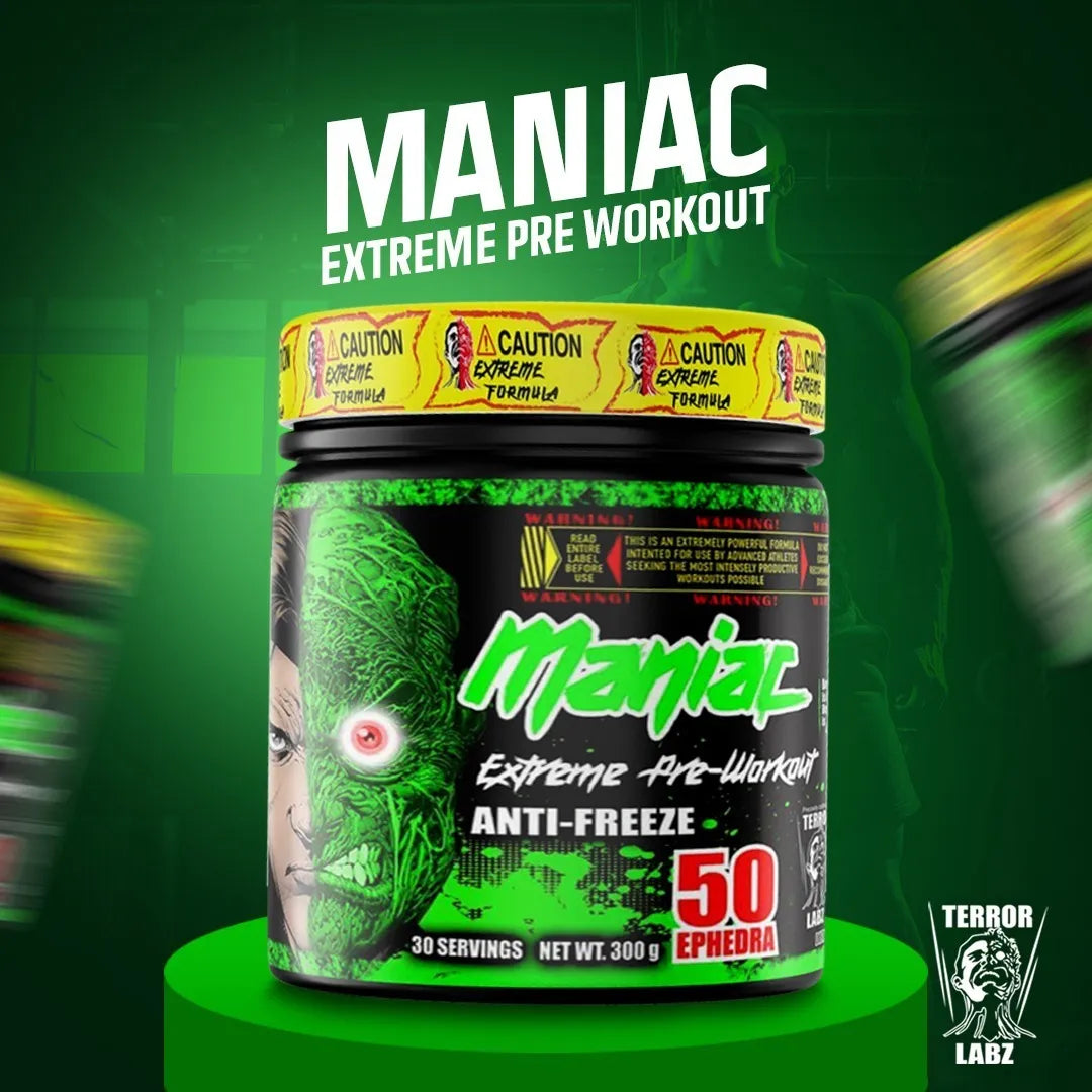 MANIAC XTREME | Pre Entreno Estimulante Extremo (30 serv)