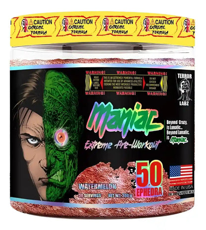 MANIAC XTREME | Pre Entreno Estimulante Extremo (30 serv)