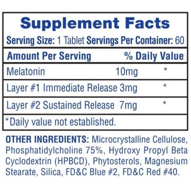 MELATONINA HI TECH | Suplementos para dormir (60caps)