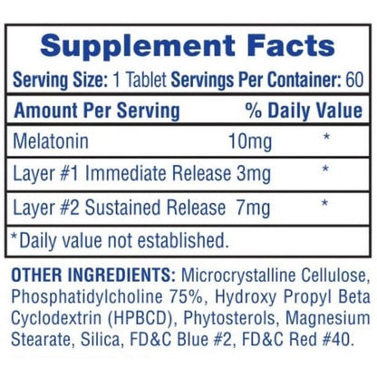 MELATONINA HI TECH | Suplementos para dormir (60caps)