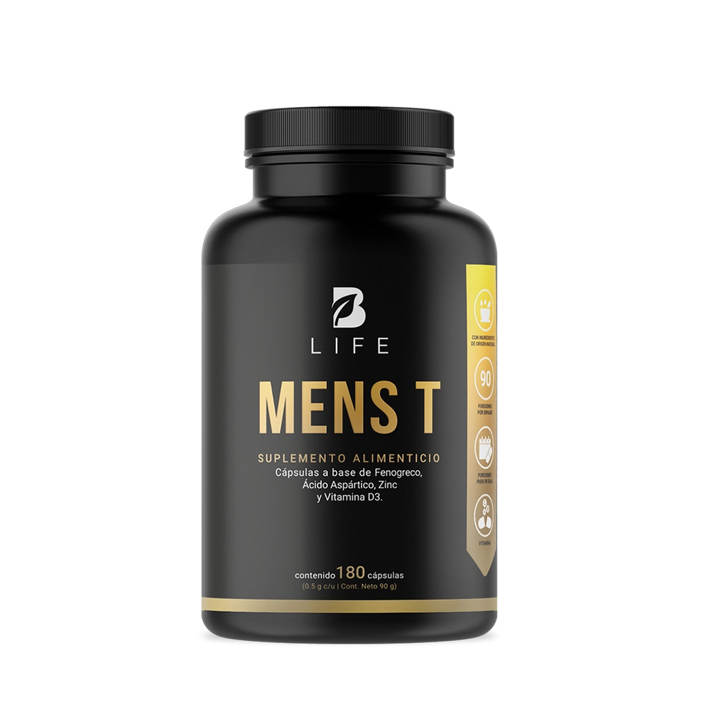 B-LIFE MENST T | Fórmula de soporte hormonal masculino (180 caps)