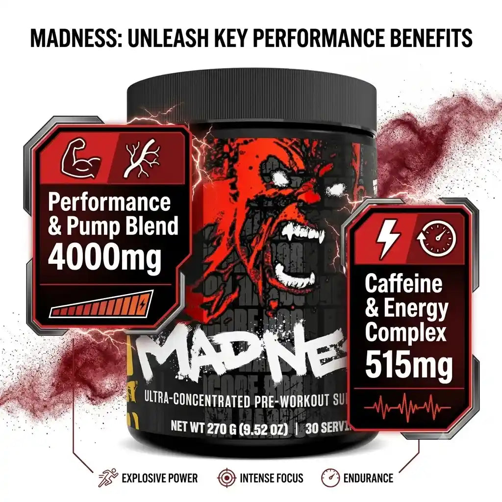 MADNESS | Pre Entreno de Alta Intensidad (30 serv)