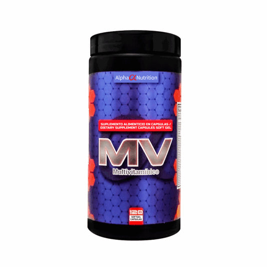 ALPHA NUTRITION MULTIVITAMÍNICO | Complejo Multivitamínico (120caps)