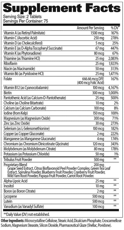 Multivitamin + Test 60CT