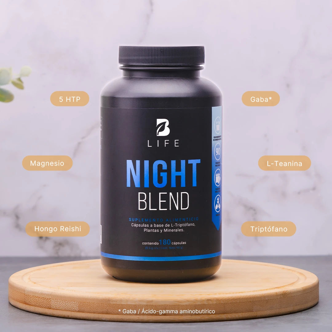 B-LIFE NIGHT BLEND | Complejo nocturno para descanso (90 caps)