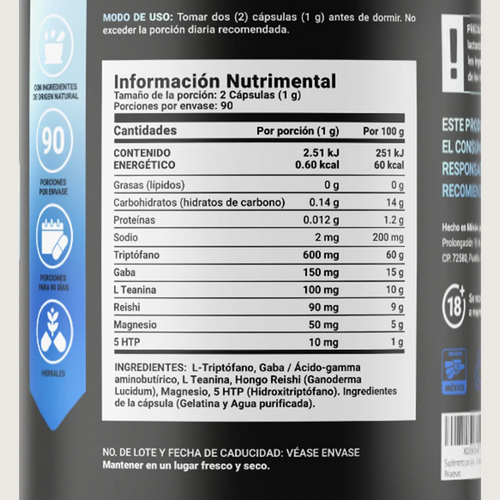 B-LIFE NIGHT BLEND | Complejo nocturno para descanso (90 caps)