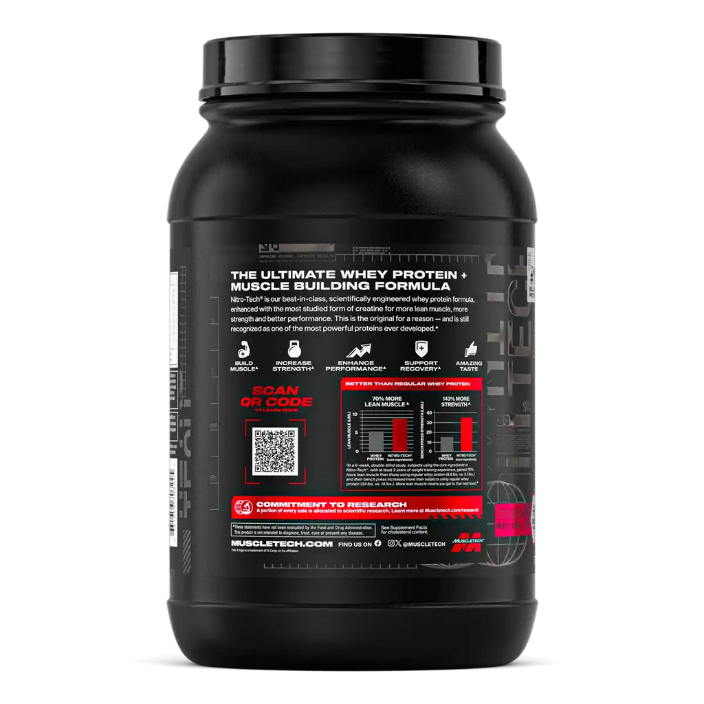 MUSCLETECH NITROTECH | Proteína Whey Enriquecida (2LB)