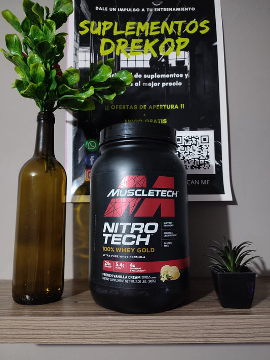 Proteína Nitro Tech 100% Whey 2lb