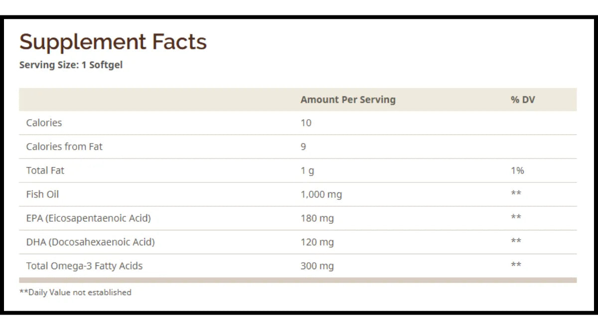WINDMILL OMEGA 3 | Aceite de Pescado Omega-3 1000mg (180caps)