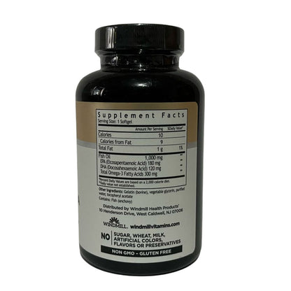 OMEGA-3 1,000MG 90CAPS WINDMILL