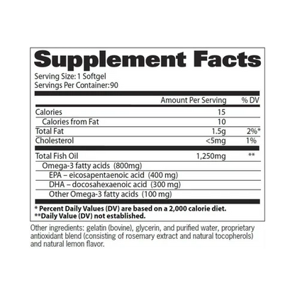 GAT SPORT OMEGA 3 | Aceite de Pescado Omega-3 (90caps)