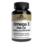 WINDMILL OMEGA 3 | Aceite de Pescado Omega-3 1000mg (180caps)