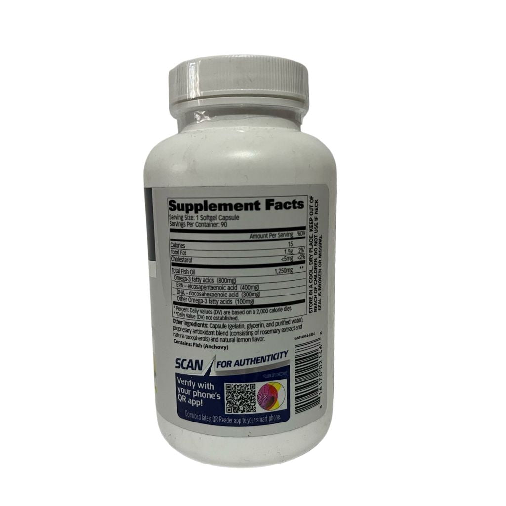 OMEGA-3 1,250MG 90CAPS GAT SPORT