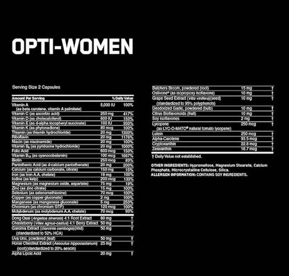 OPTIWOMAN ON | Multivitamínico Premium para mujer(120caps)