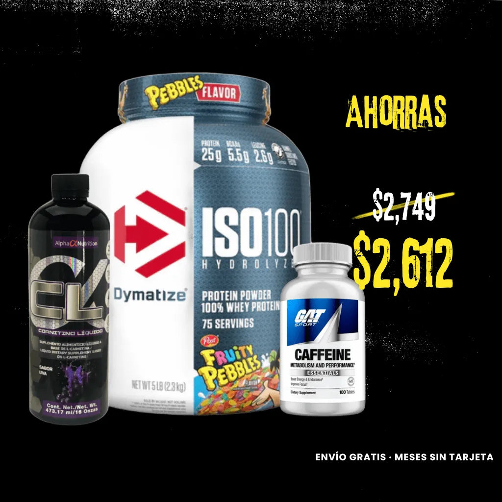 PACK DEFINICIÓN | ISO 100 + Carnitina + Cafeína