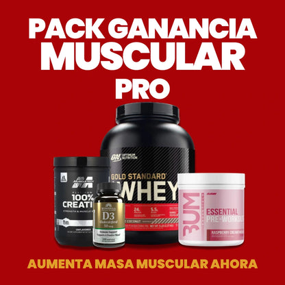 PACK GANANCIA MUSCULAR PRO