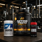 PACK GANANCIA MUSCULAR | Proteína + Creatina + HMB