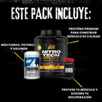 PACK GANANCIA MUSCULAR | Proteína + Creatina + HMB