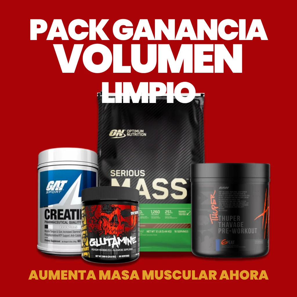 PACK GANANCIA VOLUMEN LIMPIO