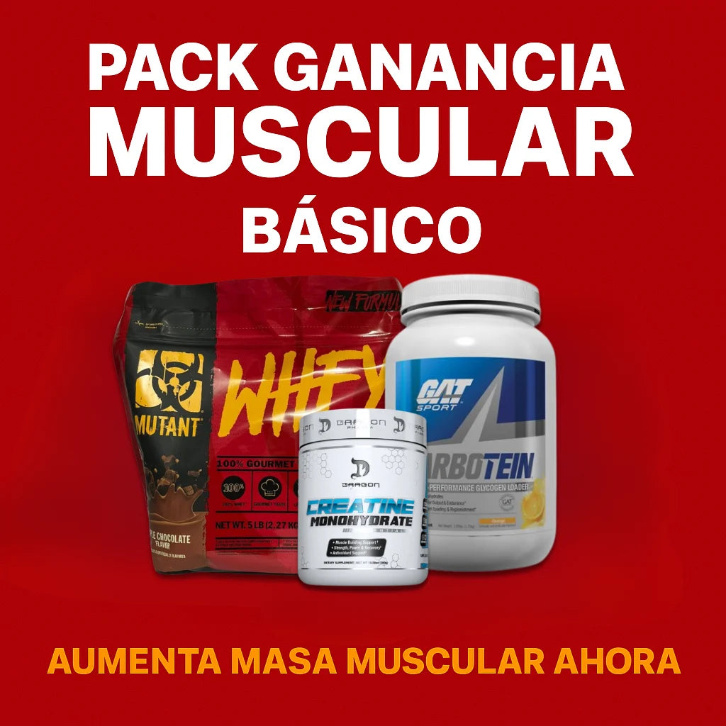 PACK GANANCIA MUSCULAR BASICO