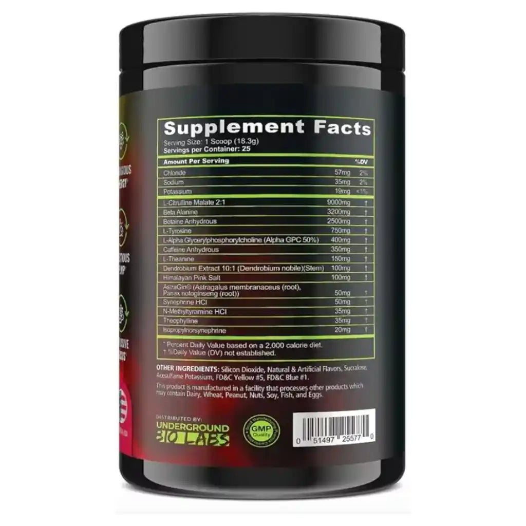 PANDAMIC EXT | Pre Entreno Estimulante Extra Fuerte (30 serv)