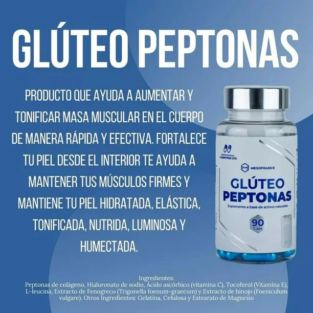 GLUTEO PEPTONAS (90 caps) - MESOFRANCE