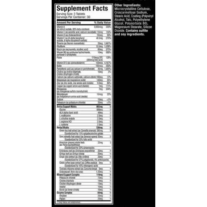 MUSCLETECH MULTIVITAMIN | Multivitamínico Deportivo (90 tabs)