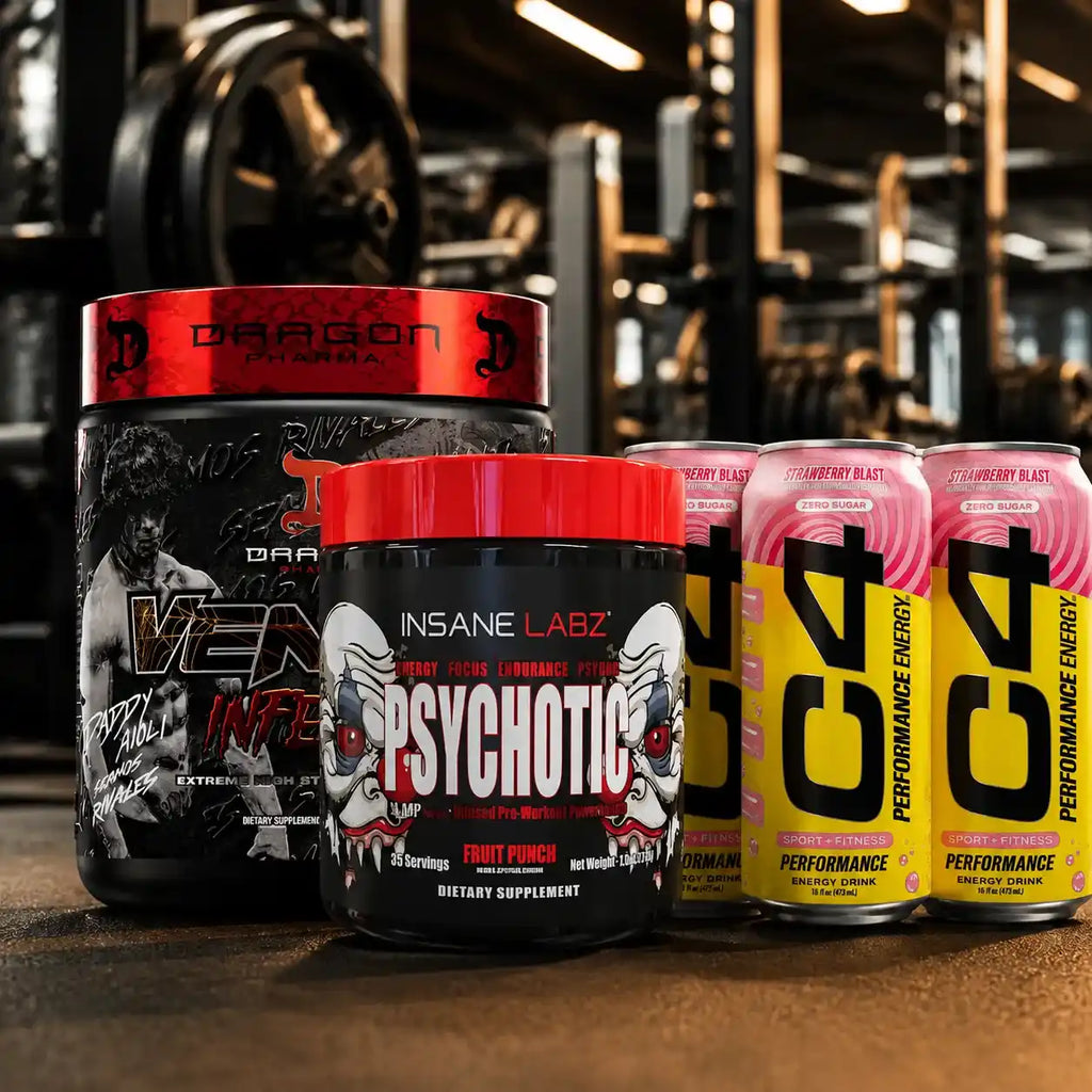 PACK PRE-ENTRENO LOVER | 2 Pre-Entrenos + 3 Bebidas C4