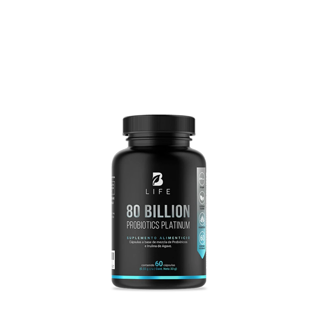 B-LIFE PLATINUM PROBIÓTICOS | Probióticos avanzados (60 caps)