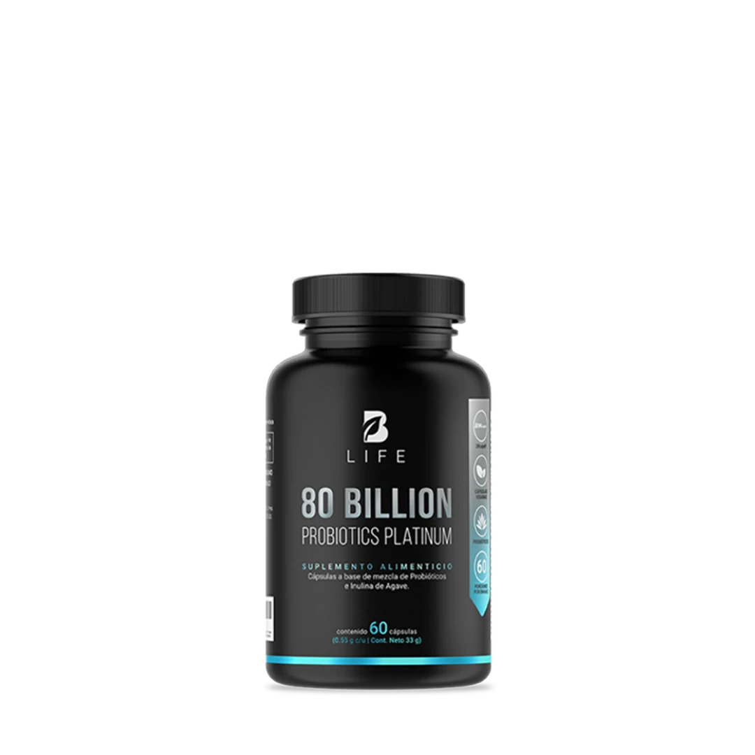 B-LIFE PLATINUM PROBIÓTICOS | Probióticos avanzados (60 caps)