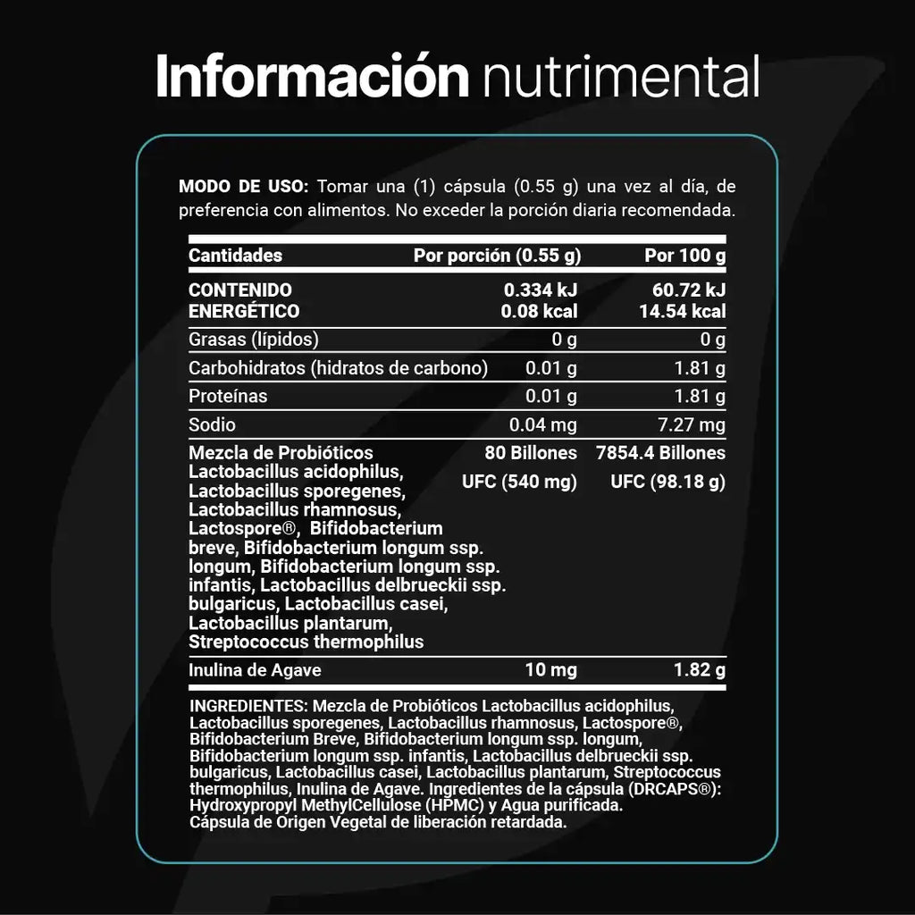 B-LIFE PLATINUM PROBIÓTICOS | Probióticos avanzados (60 caps)