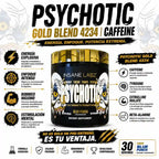 PSYCHOTIC GOLD | Pre Entreno Ultra Estimulante (35 serv)