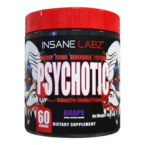 PSYCHOTIC ROJO | Pre Entreno Hardcore (60 serv)