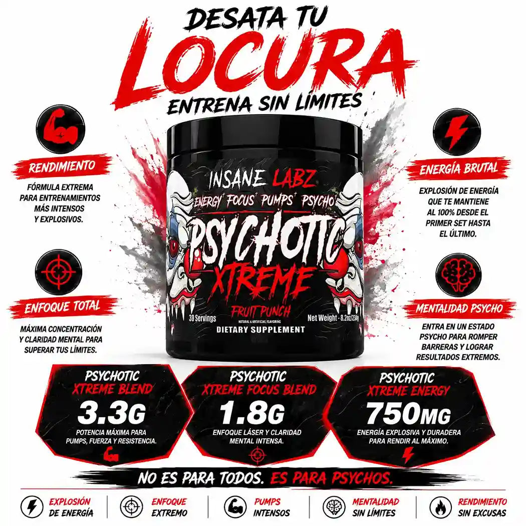 PSYCHOTIC XTREME | Pre Entreno Extremo