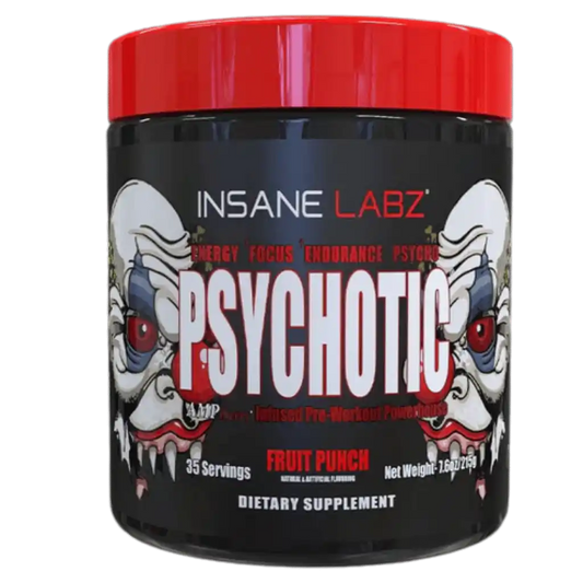 PSYCHOTIC ROJO | Pre Entreno Hardcore (35 serv)