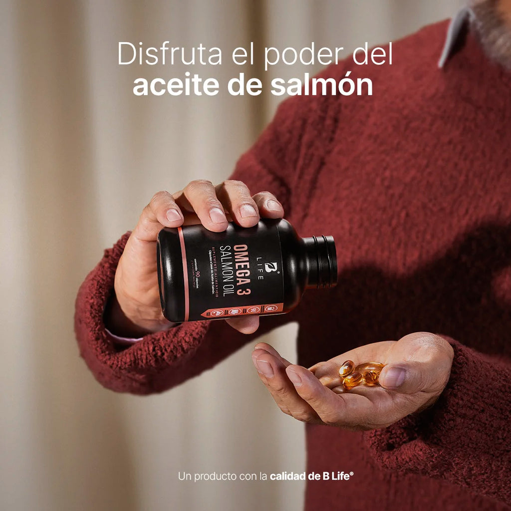 B-LIFE OMEGA 3 SALMON OIL | Aceite de Salmón Omega-3 (220 caps)