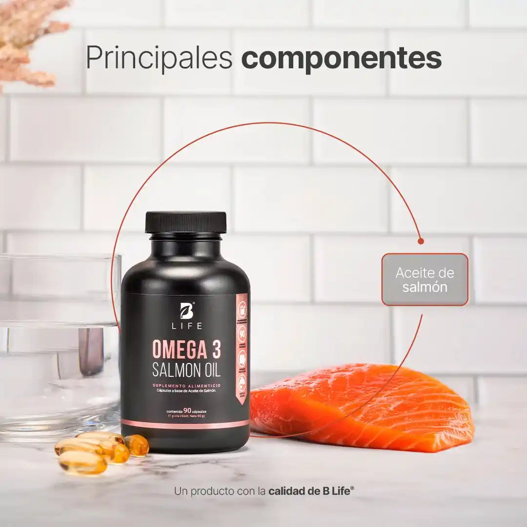 B-LIFE OMEGA 3 SALMON OIL | Aceite de Salmón Omega-3 (220 caps)
