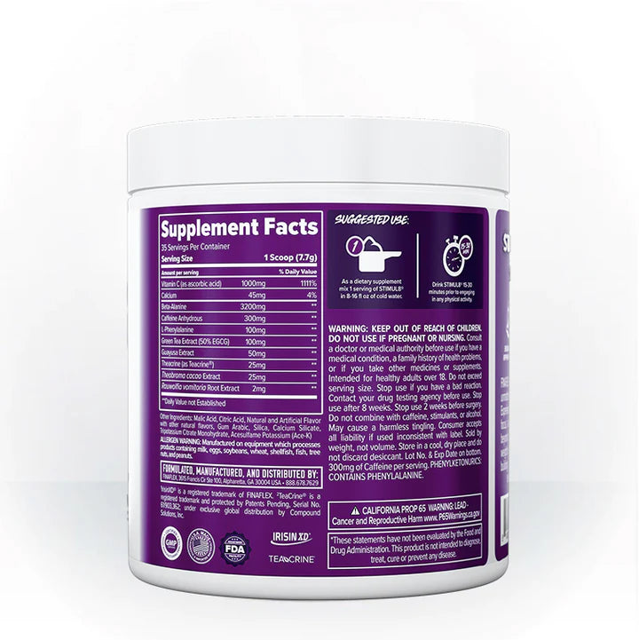 STIMUL8 | Pre Entreno Estimulante Extremo (35 serv)