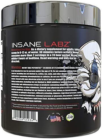 PSYCHOTIC TEST | Pre Entreno + Test Booster (30 serv)