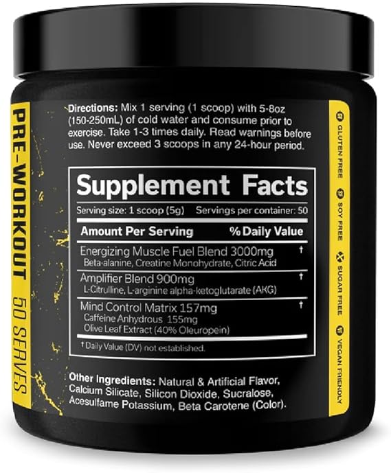 THE CURSE | Pre Entreno Hardcore (50 serv)