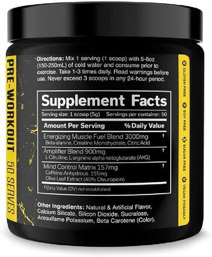 THE CURSE | Pre Entreno Hardcore (50 serv)