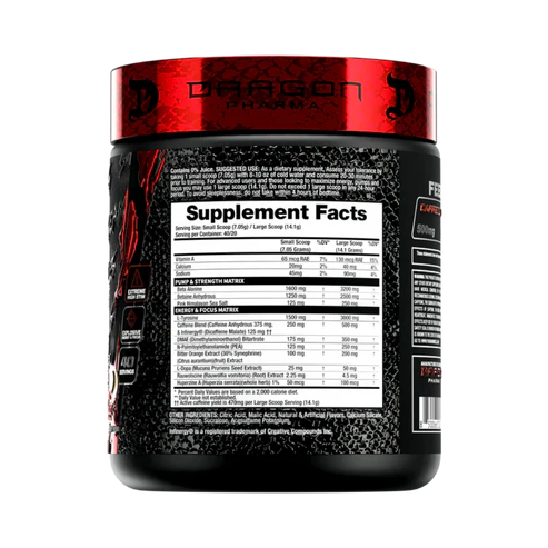VENOM INFERNO | Pre Entreno Estimulante Ultra Intenso (40/20 serv)