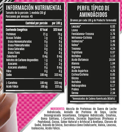 WHEY ELLA | Proteína Whey para Mujer (3LB)