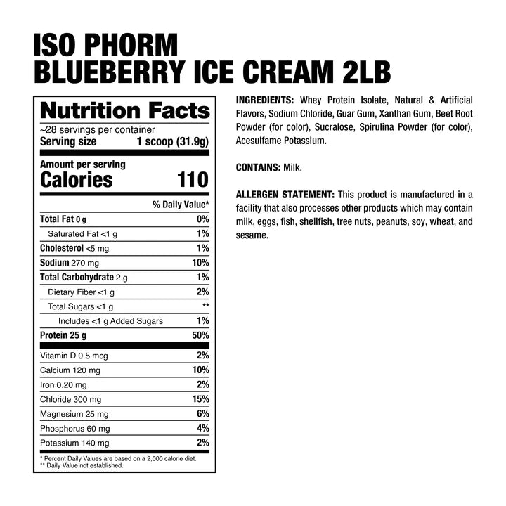 ISOPHORM | Proteína Whey Aislada (2LB)