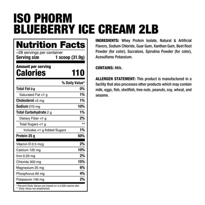 ISOPHORM | Proteína Whey Aislada (2LB)
