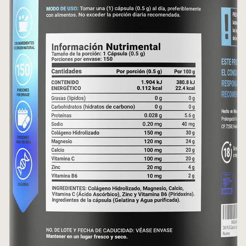 B-LIFE ZMA BLEND | Suplemento de Zinc, Magnesio y B6 (150 caps)