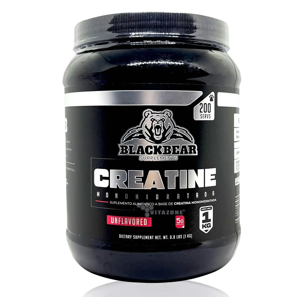 BLACK BEAR CREATINE | Creatina Monohidratada (1KG)