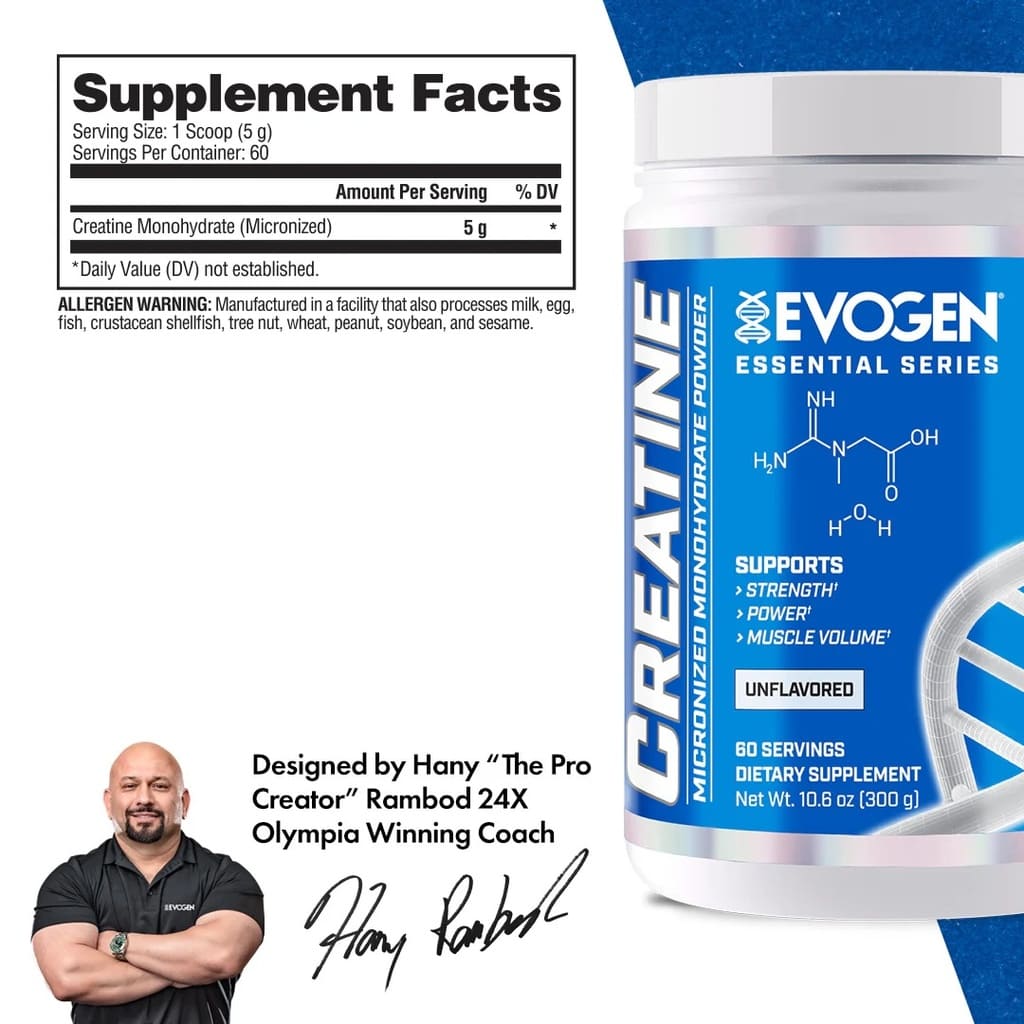 EVOGEN CREATINE | Creatina Monohidratada (300G)